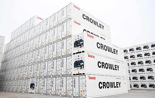 Contenedores refrigerados Crowley de alta tecnología